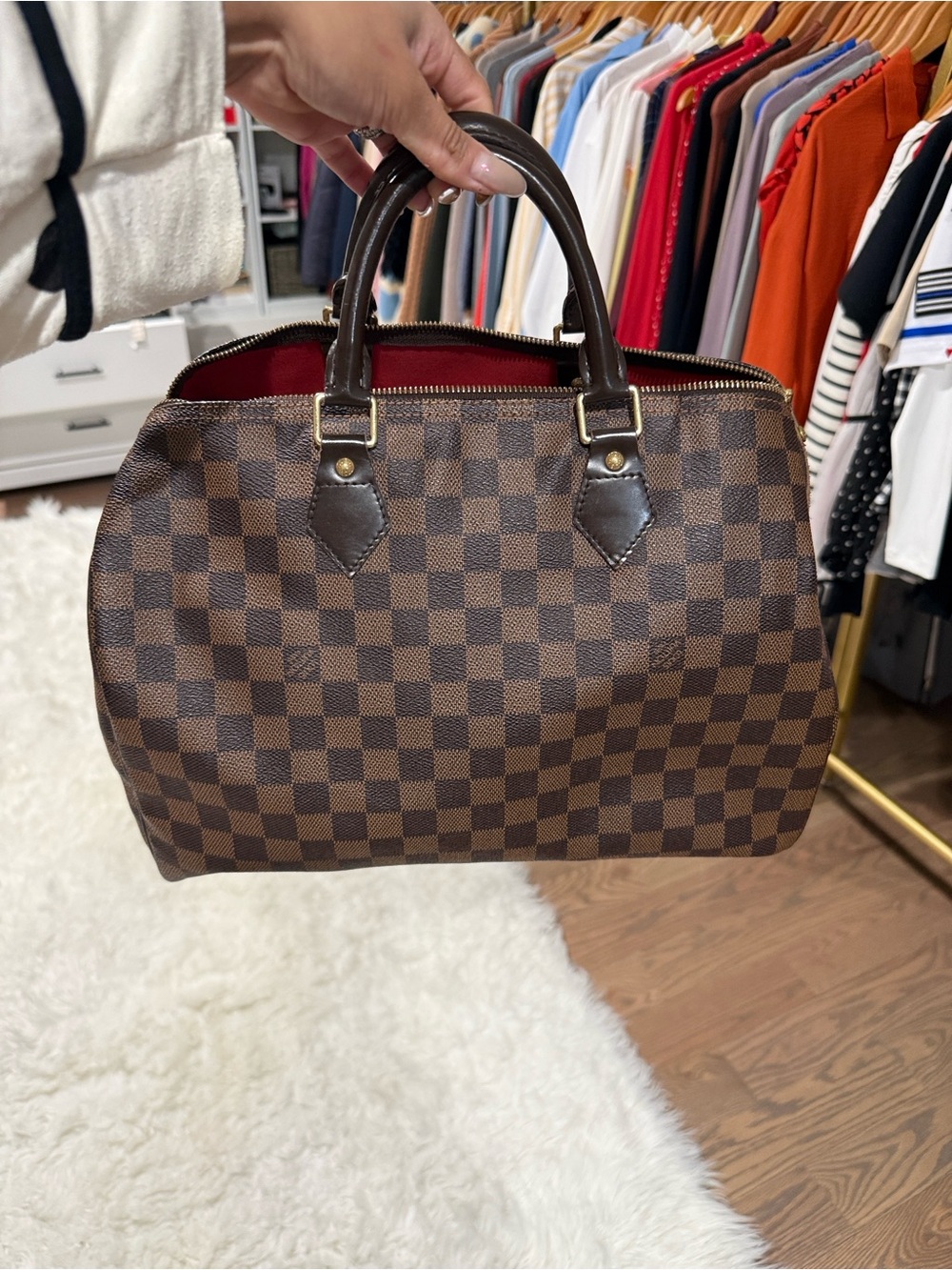 Louis Vuitton Damier Ebene Speedy 35